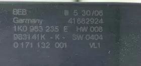 1K0963235E VOLKSWAGEN Hvac Electric Heater Tdi Diesel Vw #3