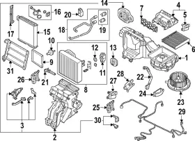 5QM-819-031 VOLKSWAGEN Heater Core