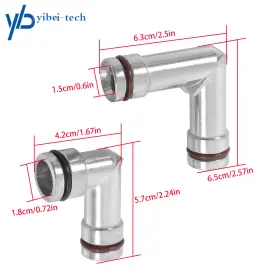 YI249137T YIBEI-TECH Heater Hose Elbows Upper Lower Chevy #2