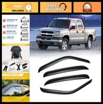 Window Visors Rain Guards For Chevy Silverado Sierra Suburban Yukon Escalade 4pc. Fixed Price $68.99.
