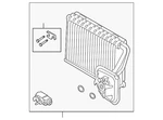 Genuine Bmw Evaporator Core 64-11-5-b3a-5d8. Fixed Price $866.82.