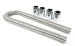 Top Street Performance Hc6304c 48 In. Radiator Hose Kit, Stainless Steel, Chrome. Fixed Price $79.99.