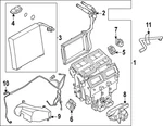 Genuine Nissan Heater Core 27140-7ja0a. Fixed Price $373.08.