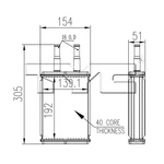 Tyc 96112 Hvac Heater Core For 01-07 Ford Mercury Escape Mariner. Fixed Price $51.41.