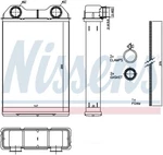 Heater Core Nissens North America. Fixed Price $132.04.
