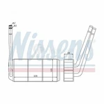 Nissens Hvac Heater Core Front 73001 Jef000050 For Land Rover. Fixed Price $141.86.