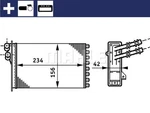 Mahle Behr Interior Heat Exchanger Ah72000s Au. Fixed Price $29.06.