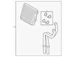 Genuine Bmw Heater Core 64-11-6-844-853. Fixed Price $404.84.
