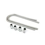 Universal 44" Chrome Heater Stainless Steel Hose Kit. Fixed Price $86.92.