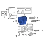For Ram Promaster 1500 2014-2025 68232362aa Hvac Unit Case. Fixed Price $248.10.