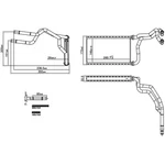 Nissens 707300 Hvac Heater Core. Fixed Price $172.20.