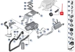 Bmw X5 F15 Acoustic Seal 64119287272. Fixed Price $40.85.