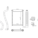 Nissens 707290 Hvac Heater Core For 09-17 Nissan Cube Juke Leaf. Fixed Price $159.99.