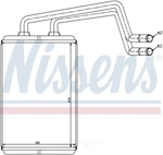 Hvac Heater Core-gt, Gas, Natural Front Nissens. Fixed Price $164.95.