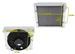 Kr Champion 1 Row 16x14" Dual Pass Drag Racing Radiator,shroud,13" Fan,1.25,1.50. Fixed Price $1119.53.