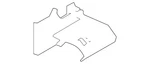 Genuine Nissan Heater Core Access Cover 27276-1fc0a. Fixed Price $31.92.