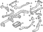 Genuine Mazda Instrument Panel Air Duct Va54-61-158. Fixed Price $3.01.