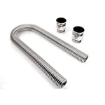 Rpc R7307 Polished Stainless Steel Radiator Hose Kit. Fixed Price $89.99.