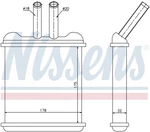 Nissens Hvac Heater Core. Fixed Price $54.54.