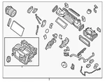 Genuine Nissan Hvac Unit Case Assembly 27210-5ud0b. Fixed Price $1494.32.