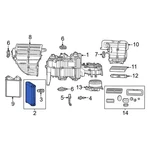 For Jeep Wagoneer 2022-2025 68580492aa Front A/c Evaporator Core. Fixed Price $94.30.