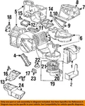 Chrysler Oem 94-00 Breeze Evaporator Heater Components-heater Core. Fixed Price $151.66.