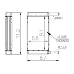 Hvac Heater Core Tyc. Fixed Price $58.29.