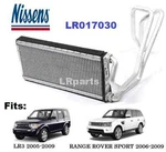 Heater Core Nissens Uk Fits Lr3 2005 2009 & Range Rover Sport 06 09. Fixed Price $134.00.