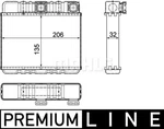 Mahle Behr Interior Heat Exchanger Premium Line Ah87000p Au. Fixed Price $95.36.