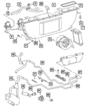 Genuine Mopar Heater Core 5133586aa. Fixed Price $98.43.