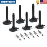6pcs Ignition Coil & Iridium Spark Plug For Chrysler Dodge Jeep Ram Uf648. Fixed Price $61.19.