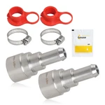 New 2x Ss Heater Core Hose Connectors For Chevrolet Chevy Gmc Cadillac Us. Fixed Price $29.90.