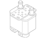 Genuine Audi Heat Exchanger 4ke-819-030. Fixed Price $317.38.