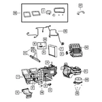 For Dodge Ram 2500 2010 68197458ac Hvac Unit Case. Fixed Price $232.36.