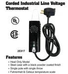 Columbus Electric Portable Heating Thermostat Equipment 2e817 With Cord Item. Fixed Price $54.60.