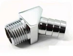 Rpc Aluminum 45 Degree Fitti Ng 1/2in Npt 5/8in Barbs R4528. Fixed Price $41.01.