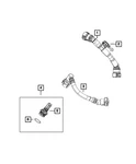 Genuine Mopar Make Up Air Hose 53010986ac. Fixed Price $216.83.