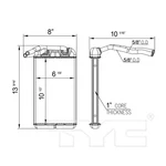 Tyc 96117 Hvac Heater Core For 06-12 Fusion Milan Mkz Zephyr. Fixed Price $80.99.