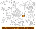 Gm Oem 16-24 Lacrosse Air Conditioner Heater 23506173. Fixed Price $37.48.
