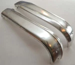 1963-1964 Ford Galaxie 500 Front Bench Seat Lower Trim Mouldings, Left & Right. Fixed Price $195.00.