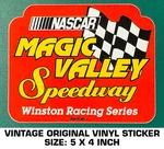 Magic Valley Speedway Winston Racing - Vintage Original Vinyl Decal Sticker. Fixed Price $9.53.