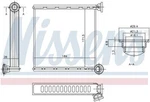 Nissens Hvac Heater Core. Fixed Price $98.71.