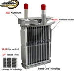 Aluminum Hvac Heater Core Fit 72-77 Jeep Cj5 72-75 Cj6 76-77 Cj7 W/2 Speed Motor. Fixed Price $82.99.
