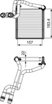 Valeo 811536 Heat Exchanger, Interior Heating For Vw. Fixed Price $143.40.
