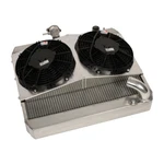 Jaguar E-type Series 1 & 2 Radiator Aluminium With Fan+cowl Uprated C28274a. Fixed Price $1474.83.