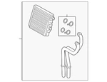 Genuine Bmw Heater Core 64-11-6-844-853. Fixed Price $404.84.