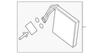 Genuine Nissan Evaporator Core 27280-9uc0b. Fixed Price $226.04.