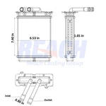 Reach 18-11182 Heater Core Fits 1993-2004 Chrysler Intrepid. Fixed Price $81.99.