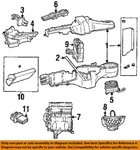 Chrysler Oem 06-08 Caravan Evaporator Heater Components-heater Core 5166533ac. Fixed Price $621.58.